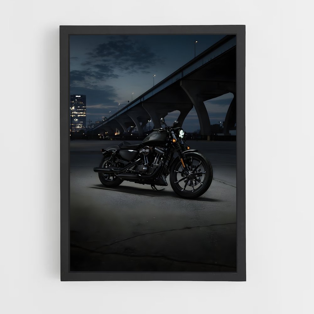 Poster Nuit de Chrome – affiche Harley-Davidson (vue 2)